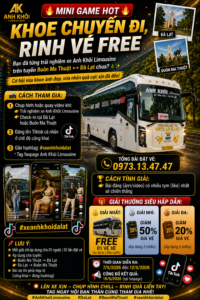 mini game Anh Khôi Limousine Đà Lạt